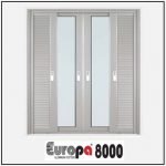 Συρόμενο Δίφυλλο Τζάμι-Παντζούρι Europa 8000