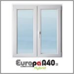 Ανοιγόμενο Δίφυλλο Τζάμι Europa A40 SI