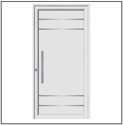 Πόρτα Εισόδου Pvc 9010