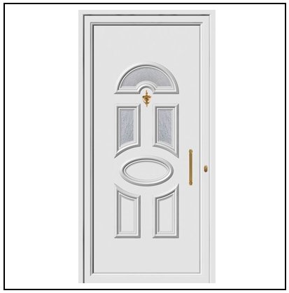 Πόρτα Εισόδου Pvc 9082