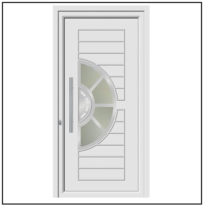 Πόρτα Εισόδου Pvc 9101
