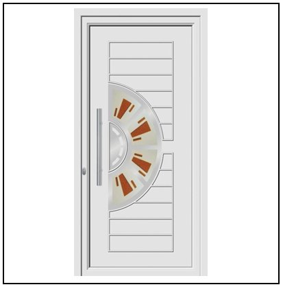 Πόρτα Εισόδου Pvc 9102