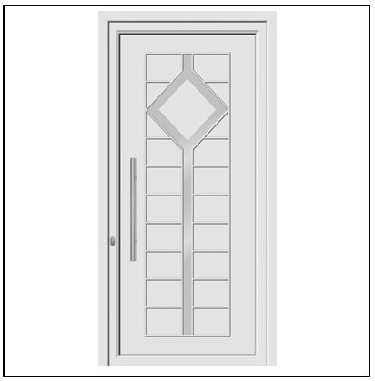Πόρτα Εισόδου Pvc 9110