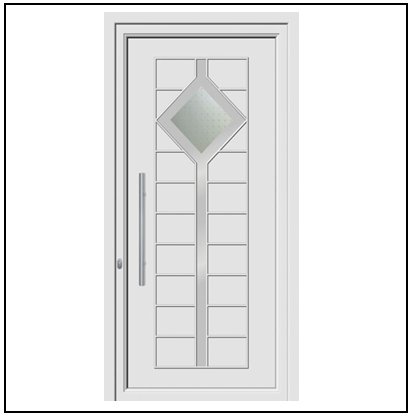 Πόρτα Εισόδου Pvc 9111