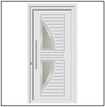 Πόρτα Εισόδου Pvc 9121