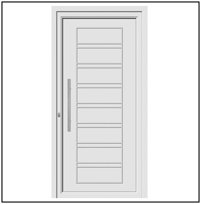 Πόρτα Εισόδου Pvc 9130