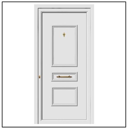 Πόρτα Εισόδου Pvc 9160
