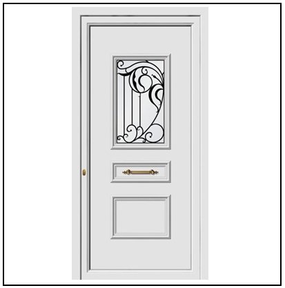 Πόρτα Εισόδου Pvc 9164