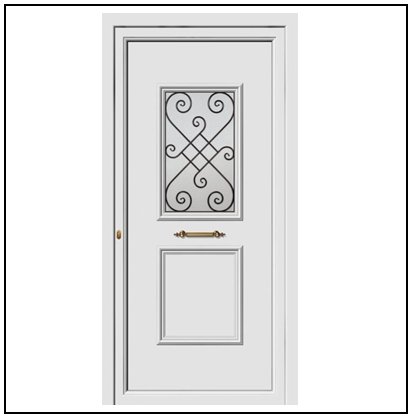 Πόρτα Εισόδου Pvc 9172