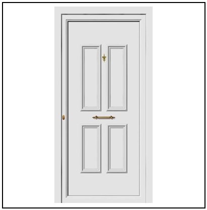 Πόρτα Εισόδου Pvc 9180