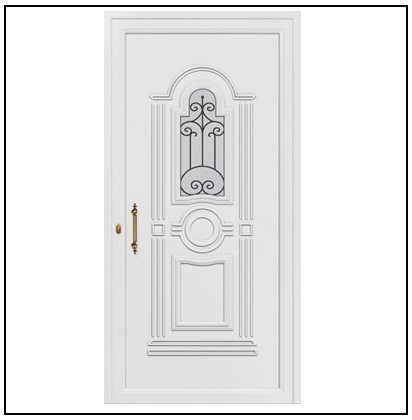 Πόρτα Εισόδου Pvc 9323