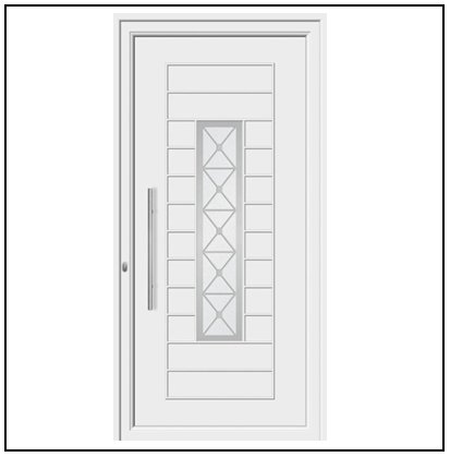 Πόρτα Εισόδου Pvc 9382