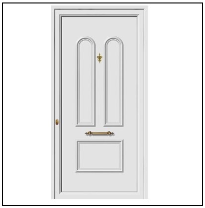 Πόρτα Εισόδου Pvc 9390