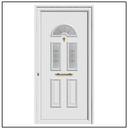 Πόρτα Εισόδου Pvc 9405