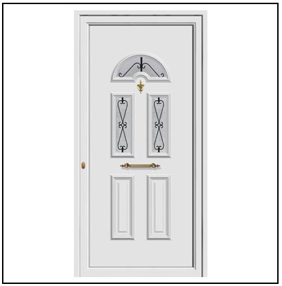 Πόρτα Εισόδου Pvc 9412