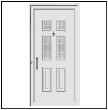 Πόρτα Εισόδου Pvc 9422