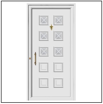 Πόρτα Εισόδου Pvc 9441
