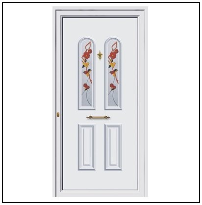 Πόρτα Εισόδου Pvc 9455