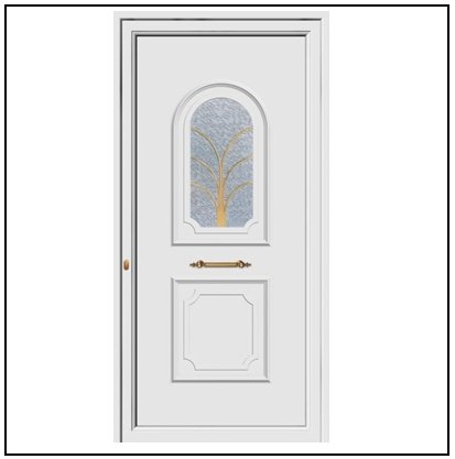 Πόρτα Εισόδου Pvc 9474