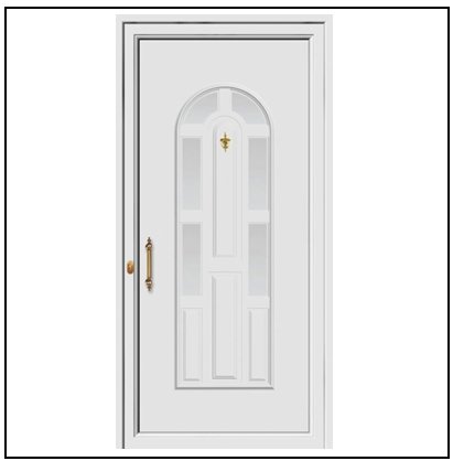 Πόρτα Εισόδου Pvc 9524
