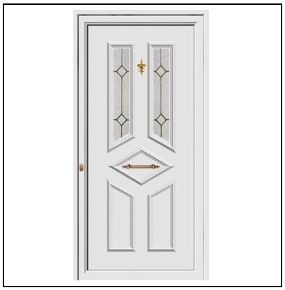 Πόρτα Εισόδου Pvc 9542