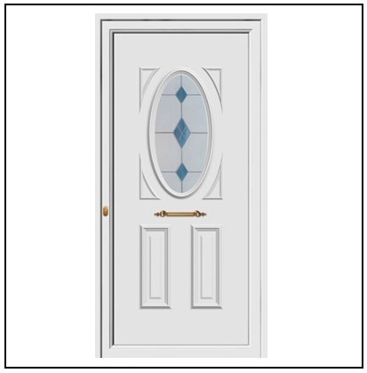 Πόρτα Εισόδου Pvc 9552