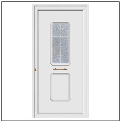 Πόρτα Εισόδου Pvc 9561
