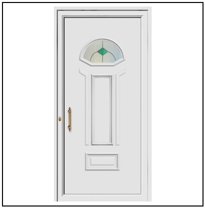 Πόρτα Εισόδου Pvc 9591