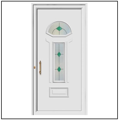 Πόρτα Εισόδου Pvc 9592