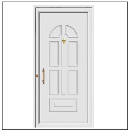 Πόρτα Εισόδου Pvc 9610