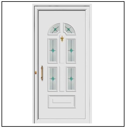Πόρτα Εισόδου Pvc 9613