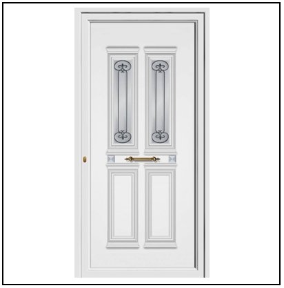 Πόρτα Εισόδου Pvc 9641