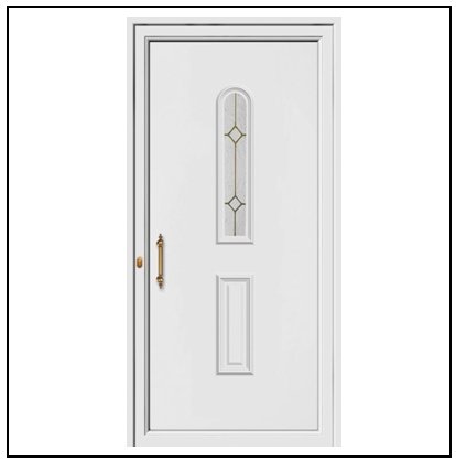 Πόρτα Εισόδου Pvc 9652