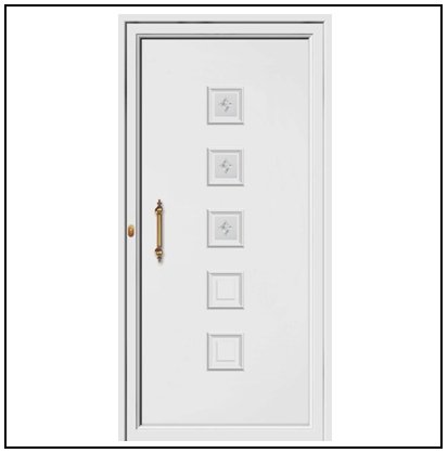 Πόρτα Εισόδου Pvc 9665