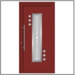 Πόρτα Εισόδου Αλουμινίου Inox 4004