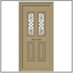 Πόρτα Εισόδου Αλουμινίου Παραδοσιακή 5021