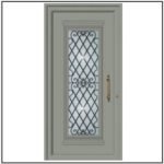 Πόρτα Εισόδου Αλουμινίου Παραδοσιακή 5122
