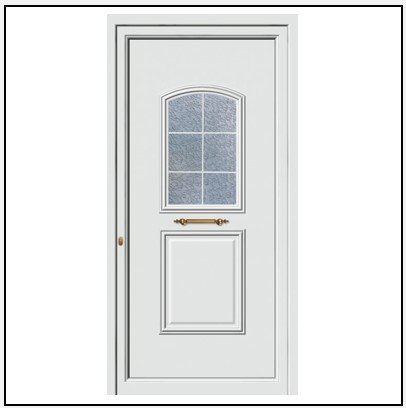 Πόρτα Εισόδου Αλουμινίου Πρεσσαριστή 3841
