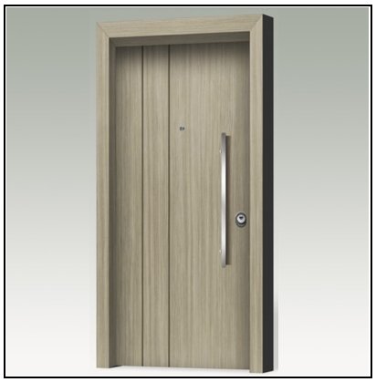 Πόρτα Ασφαλείας Θωρακισμένη Pvc & Film 102021