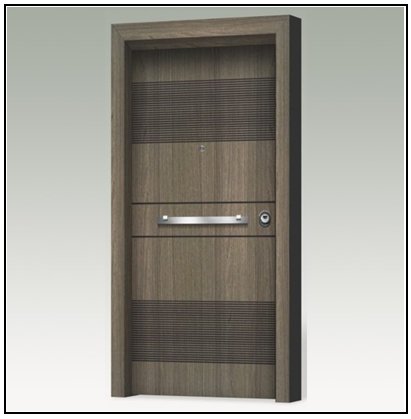 Πόρτα Ασφαλείας Θωρακισμένη Pvc & Film 102025