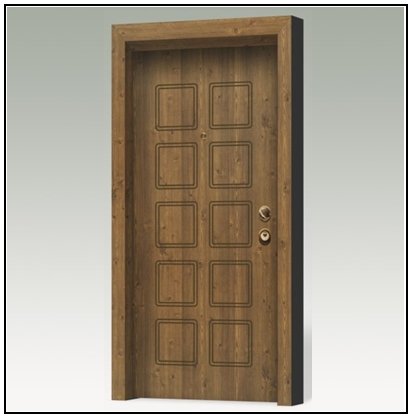 Πόρτα Ασφαλείας Θωρακισμένη Pvc & Film 102030