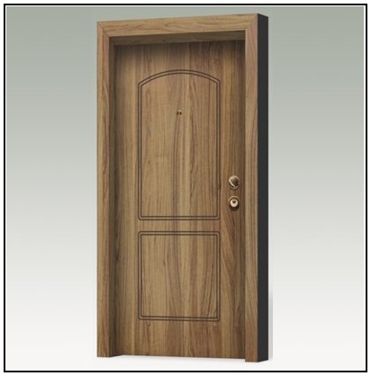 Πόρτα Ασφαλείας Θωρακισμένη Pvc & Film 102032