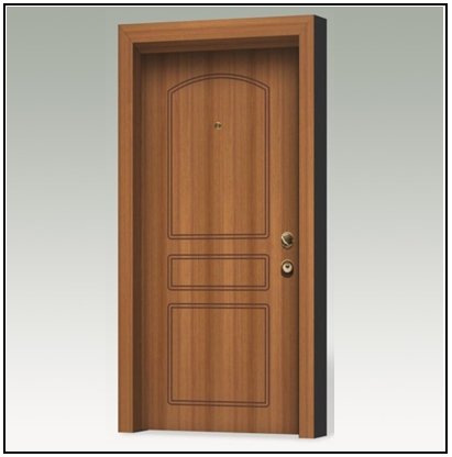 Πόρτα Ασφαλείας Θωρακισμένη Pvc & Film 102034