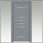 Πόρτα Ασφαλείας Θωρακισμένη Αλουμινίου 105014