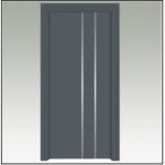 Πόρτα Ασφαλείας Θωρακισμένη Αλουμινίου 105029