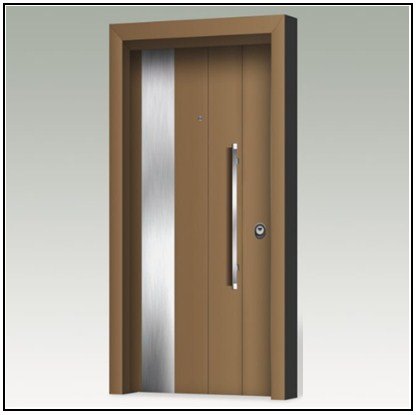 Πόρτα Ασφαλείας Θωρακισμένη Αλουμινίου 105055