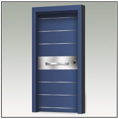 Πόρτα Ασφαλείας Θωρακισμένη Αλουμινίου 105057