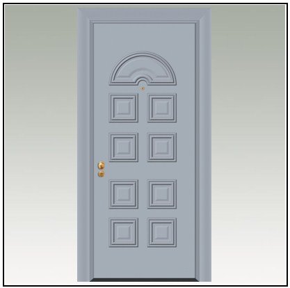 Πόρτα Ασφαλείας Θωρακισμένη Αλουμινίου 105065