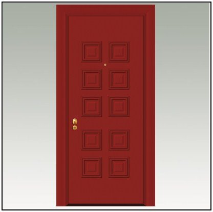 Πόρτα Ασφαλείας Θωρακισμένη Αλουμινίου 105066