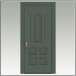 Πόρτα Ασφαλείας Θωρακισμένη Αλουμινίου 105073